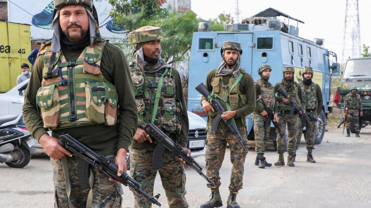 Security forces in Jammu Kashmir