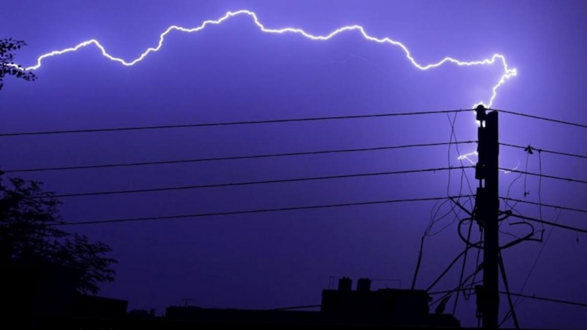 Lightning strike in various districts of Uttar Pradesh (Image: PTI/ for Representation)