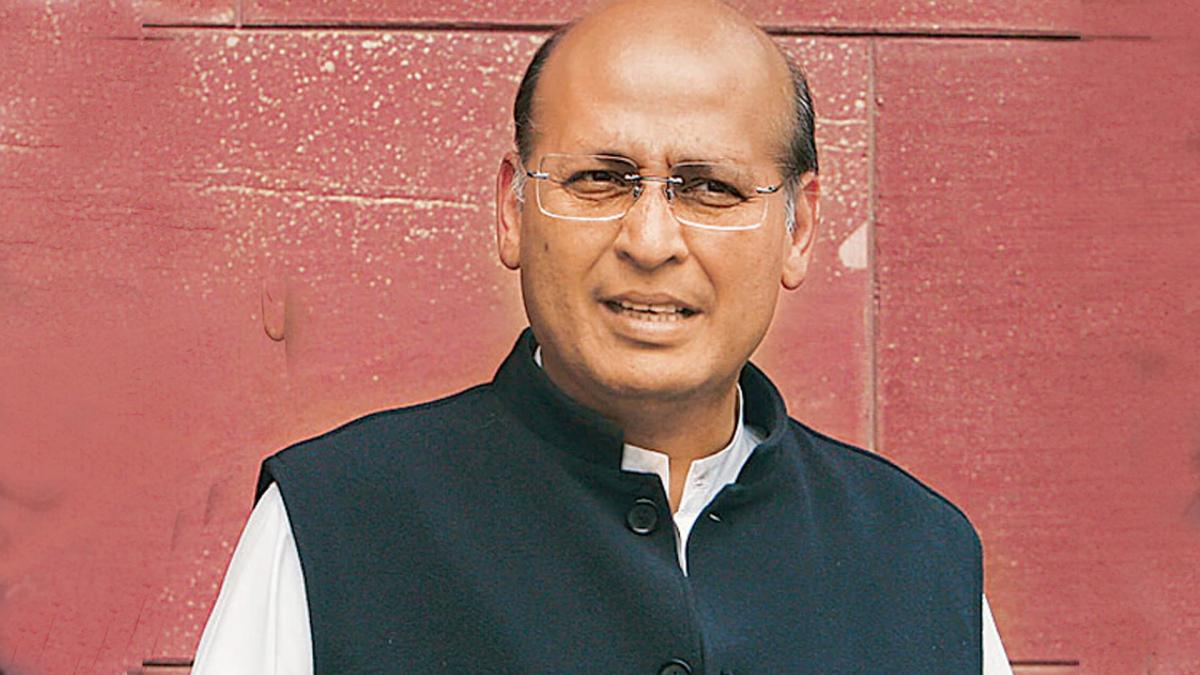 Congress leader Abhishek Singhvi