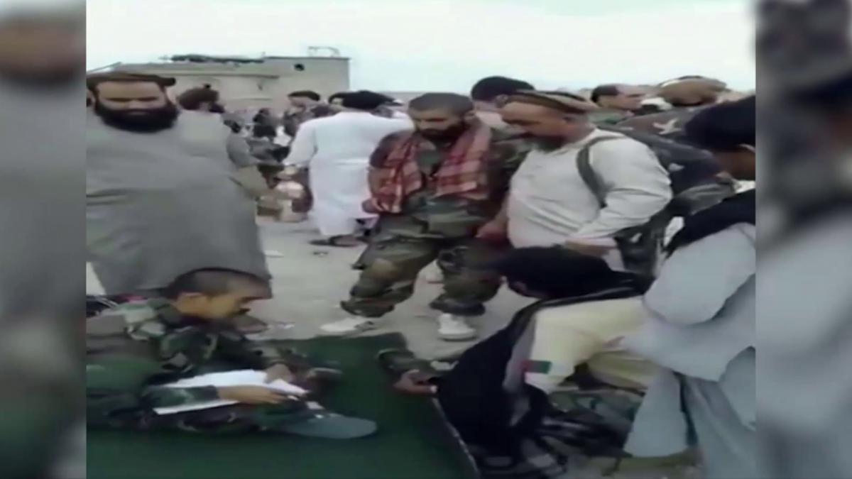 Afghan forces surrender