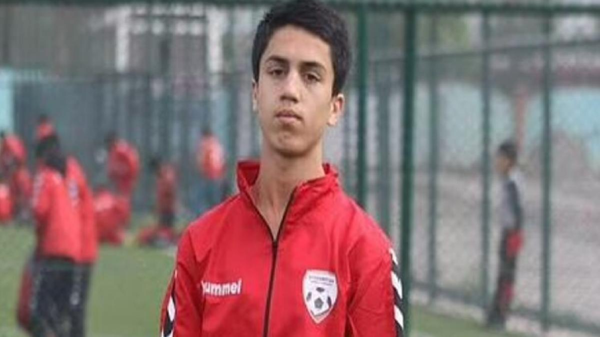 Afghan national team footballer Zaki Anwari