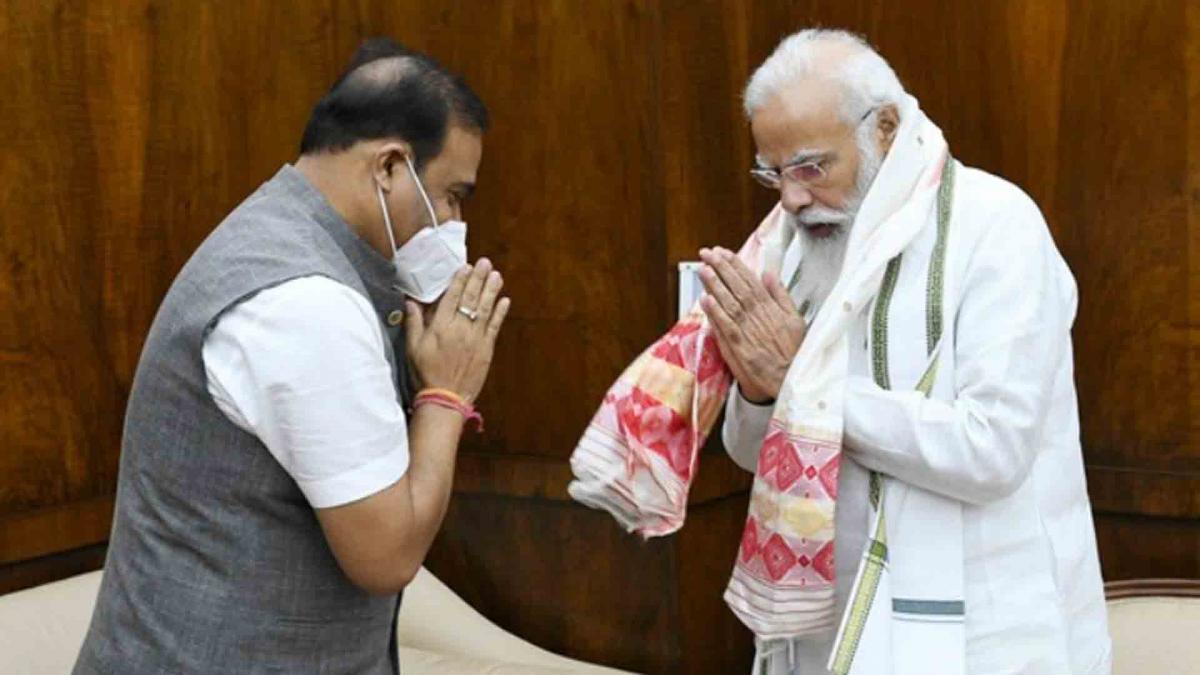 Himanta Biswa Sarma meets PM Modi