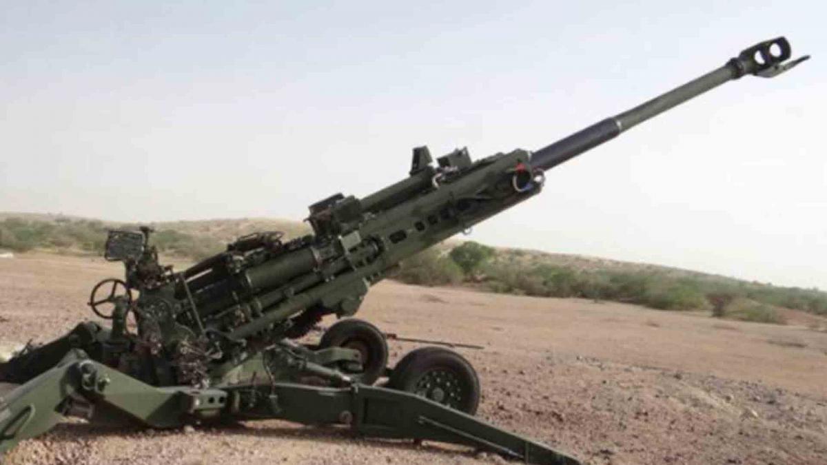  Bofors gun deployed on India China border