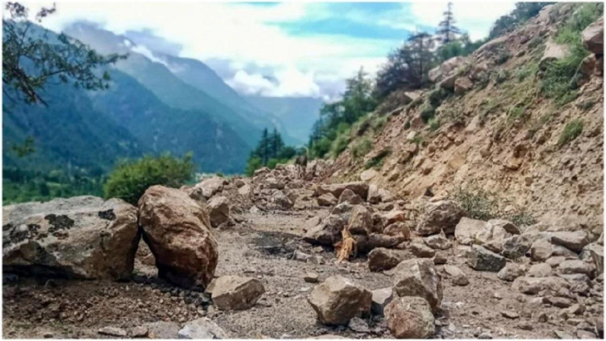 Himachal: Terrible picture of landslide came out from Chamba 