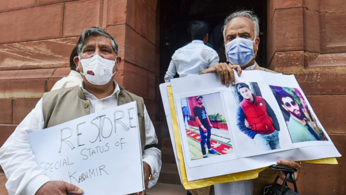 Jammu and Kashmir National Conference Party MP Hasnain Masoodi (File-PTI)