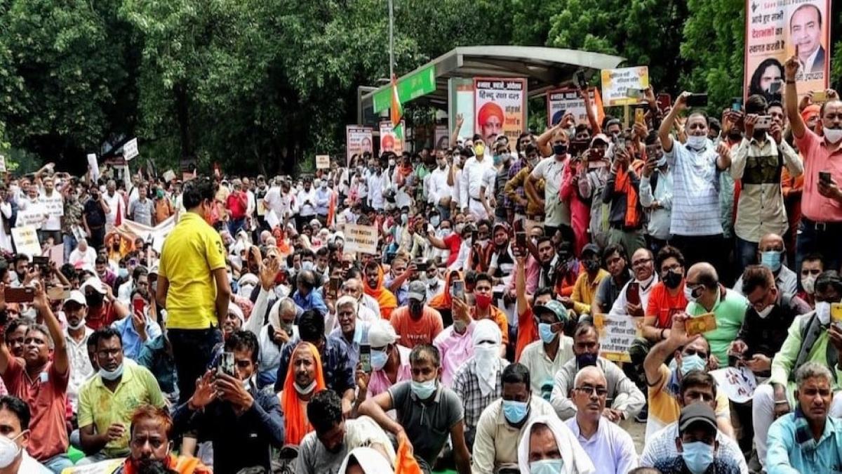 Are provocative slogans at Jantar Mantar a coincidence or experiment?
