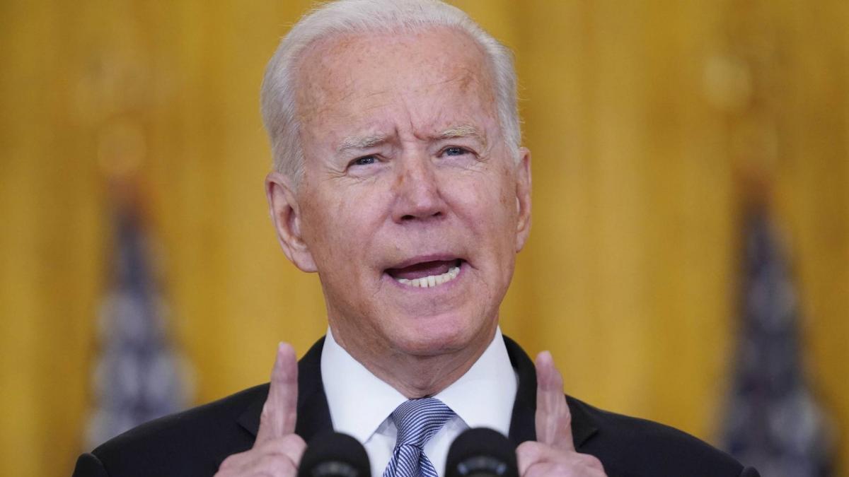 Joe Biden warns Taliban