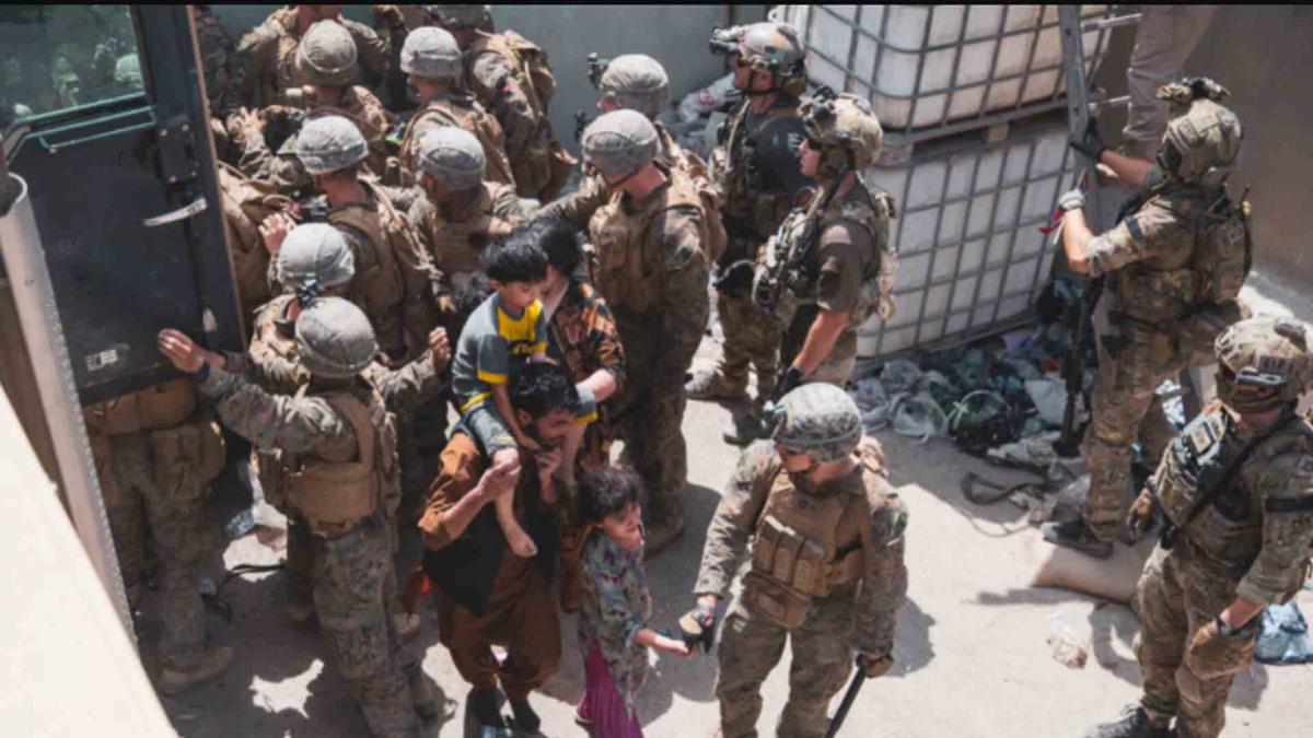 What is the latest situation at Kabul airport? 