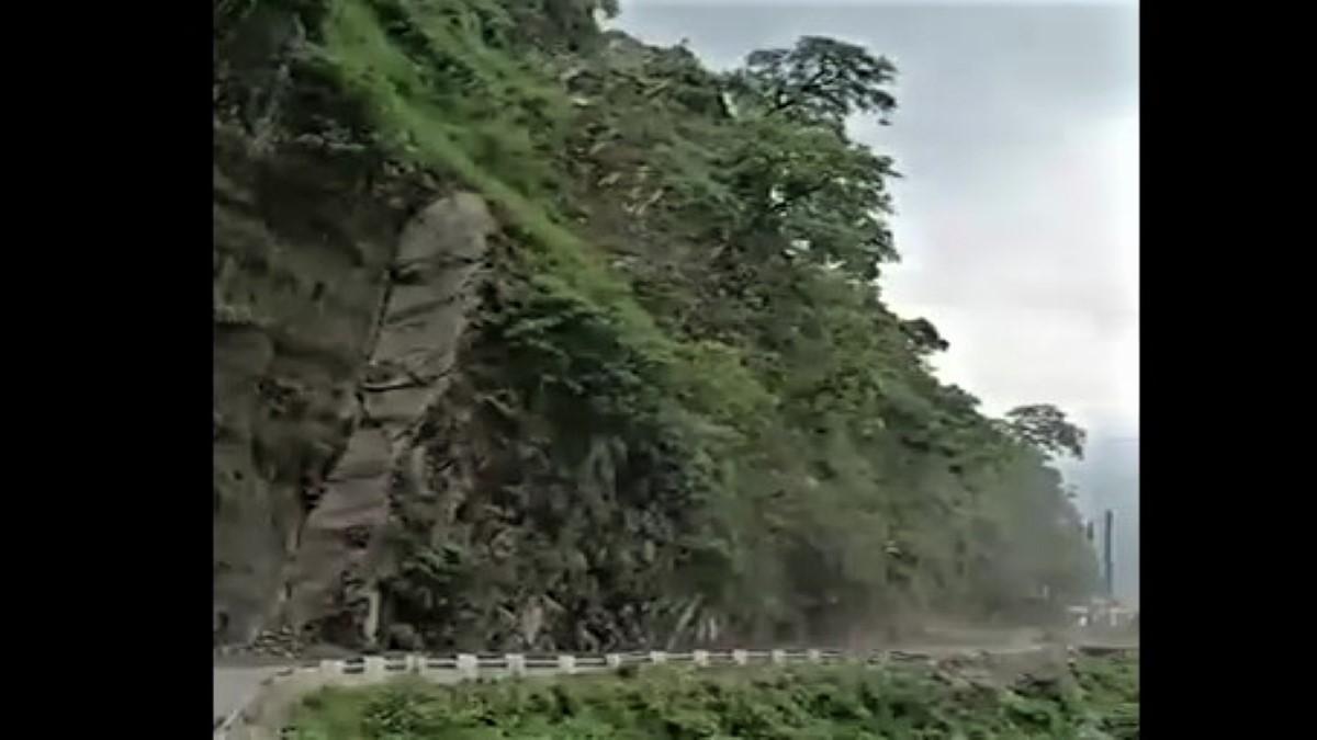 Landslide in Sirmaur, Himachal Pradesh