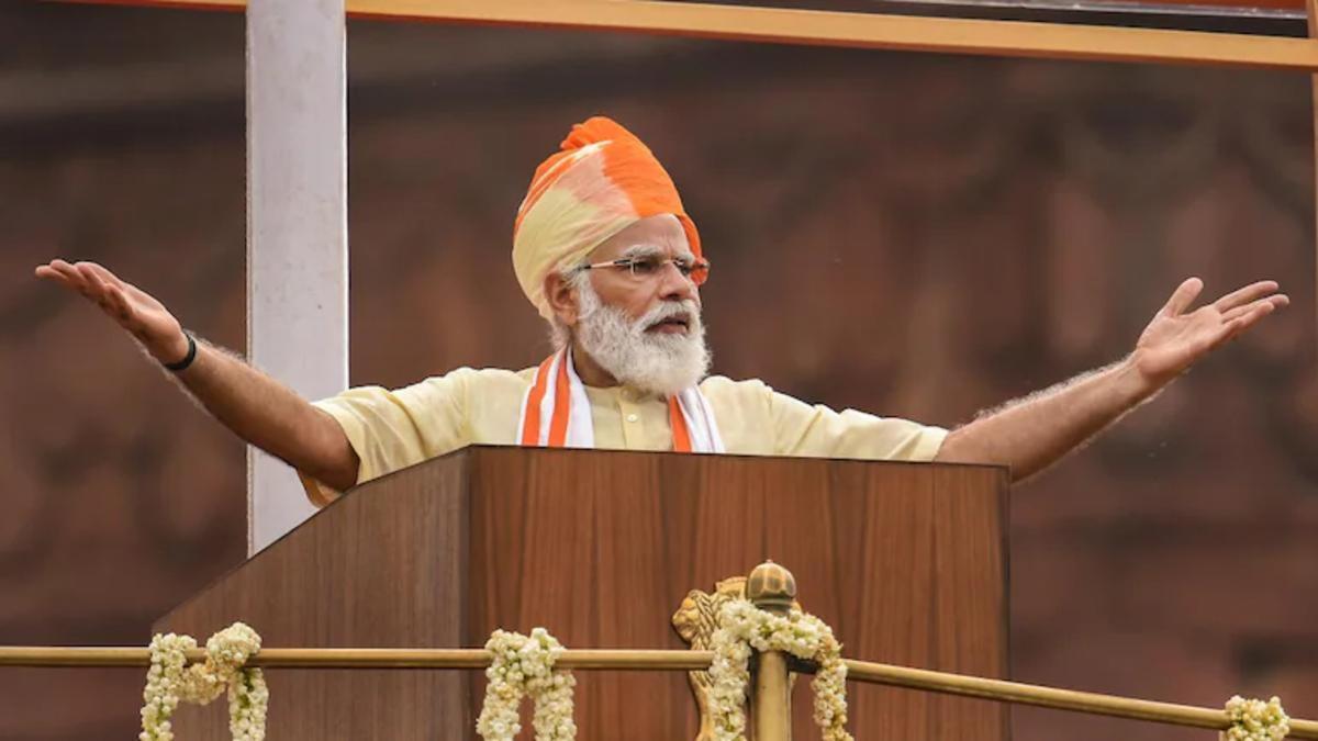 PM Narendra Modi from Red Fort
