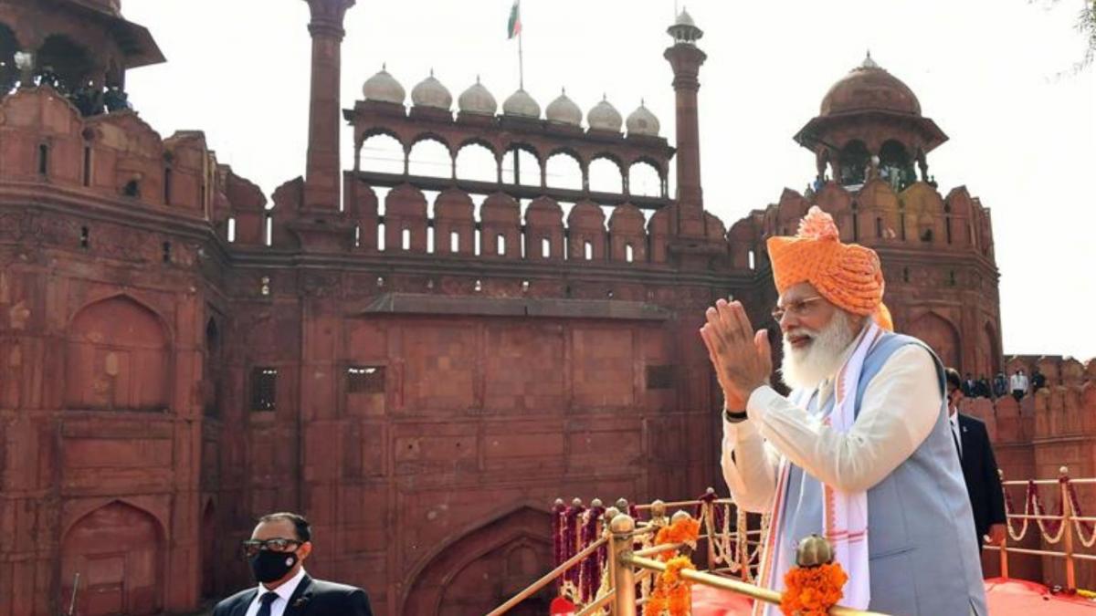 PM Narendra Modi at Red Fort (File-PIB)