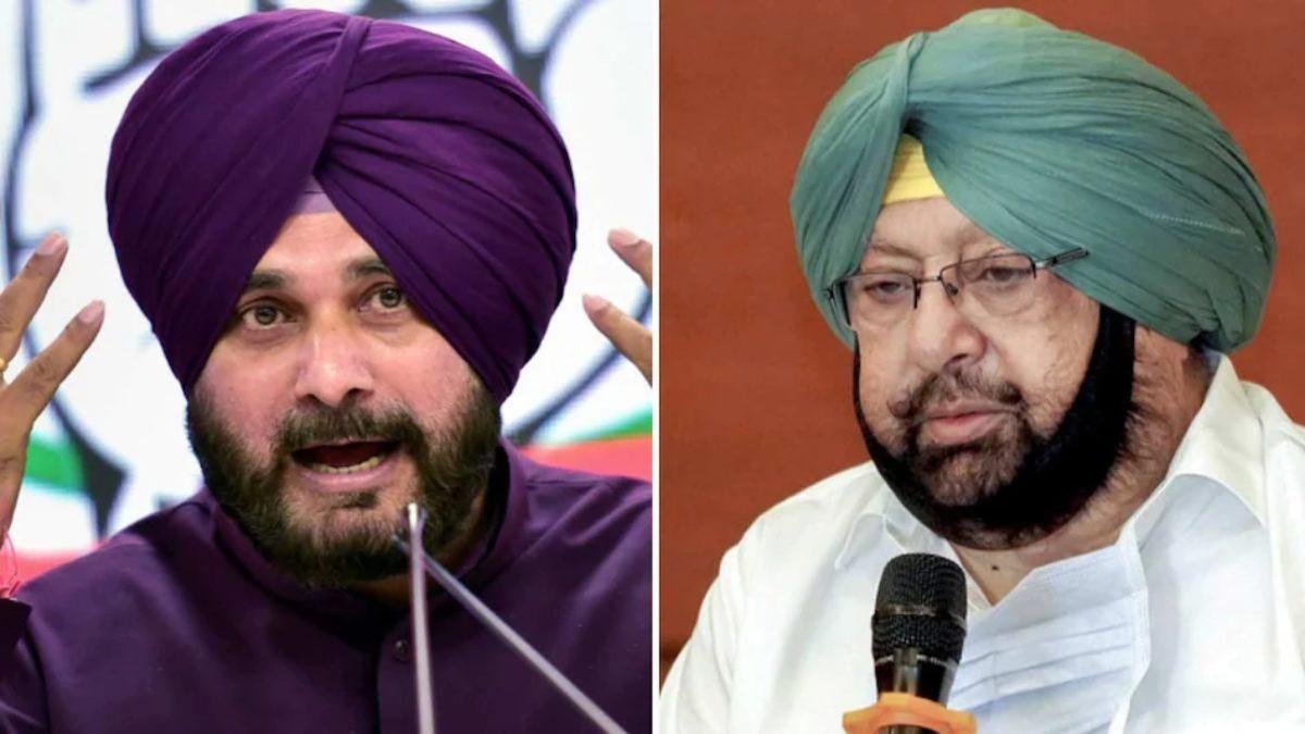 Navjot Sidhu-CM Amarinder singh 