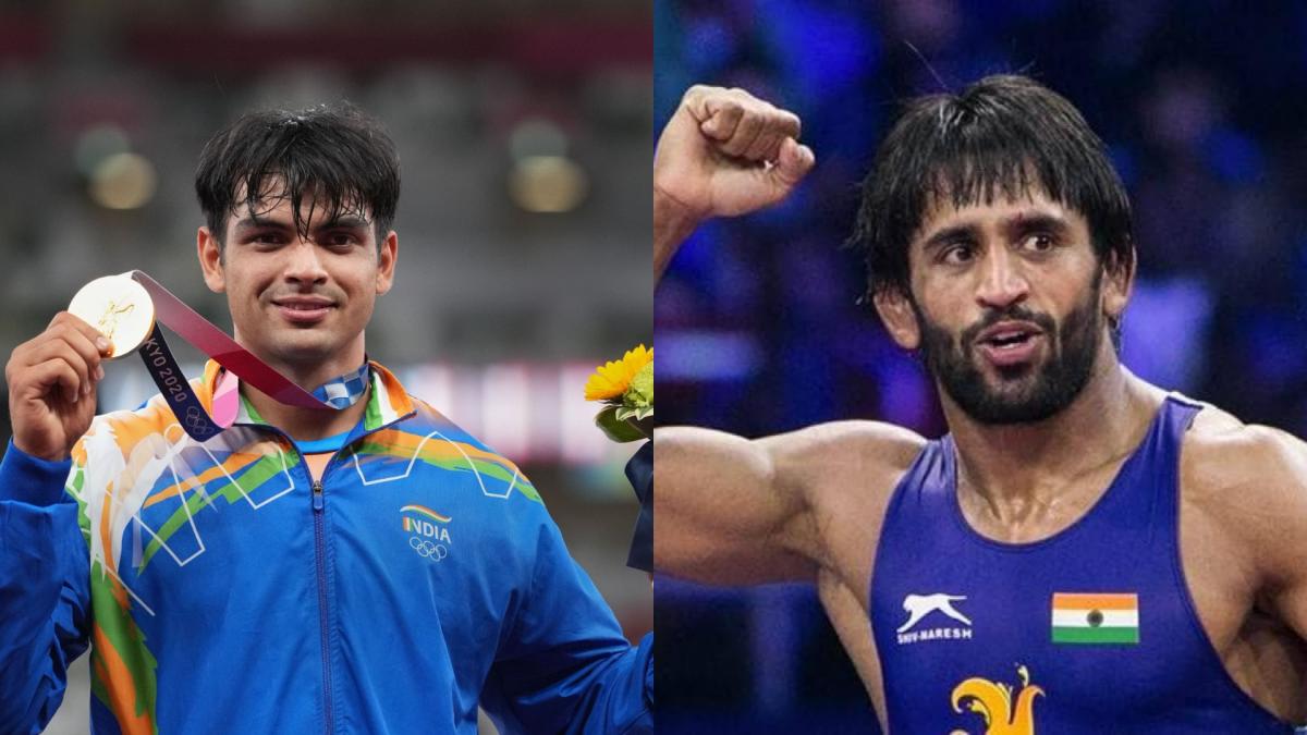 Neeraj Chopra - Bajrang Punia