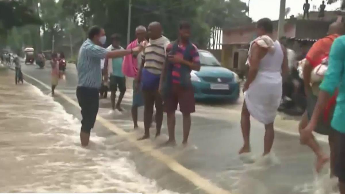 Ganges flowing above NH-31