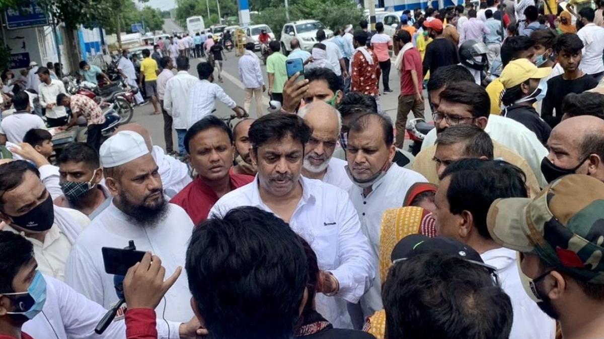 Opposition protests against Modi Government (Photo: Rajesh Lilothia Twitter)