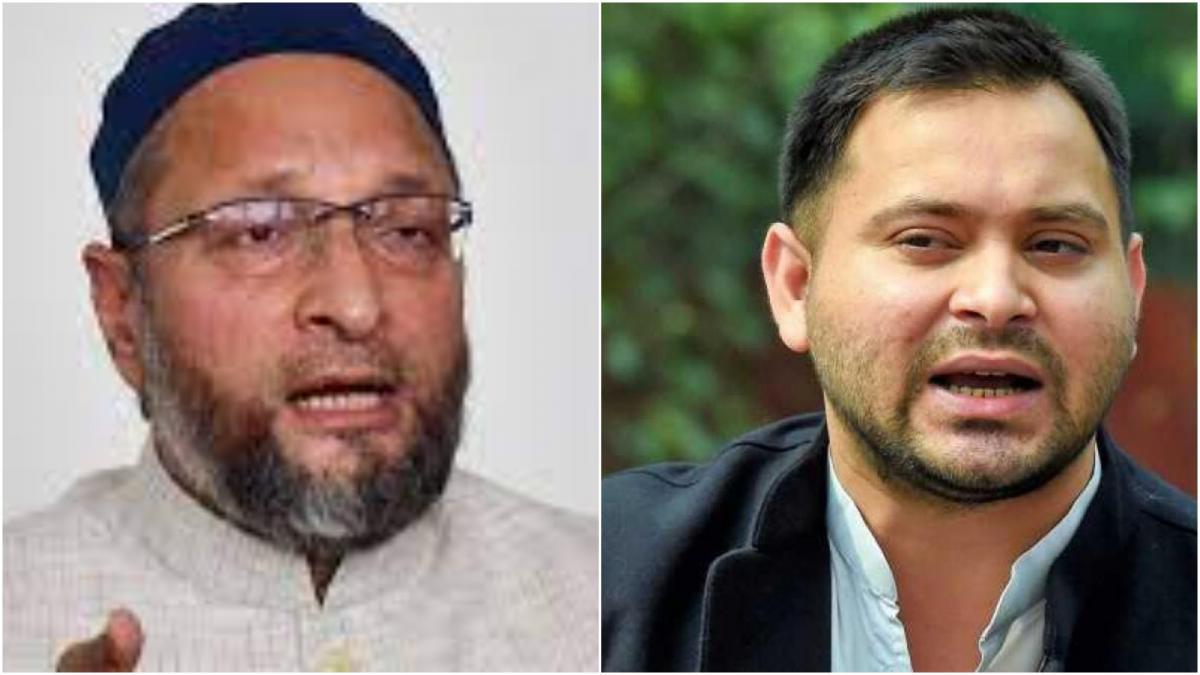 Tejasawi Yadav & Assaduddin Owaisi
