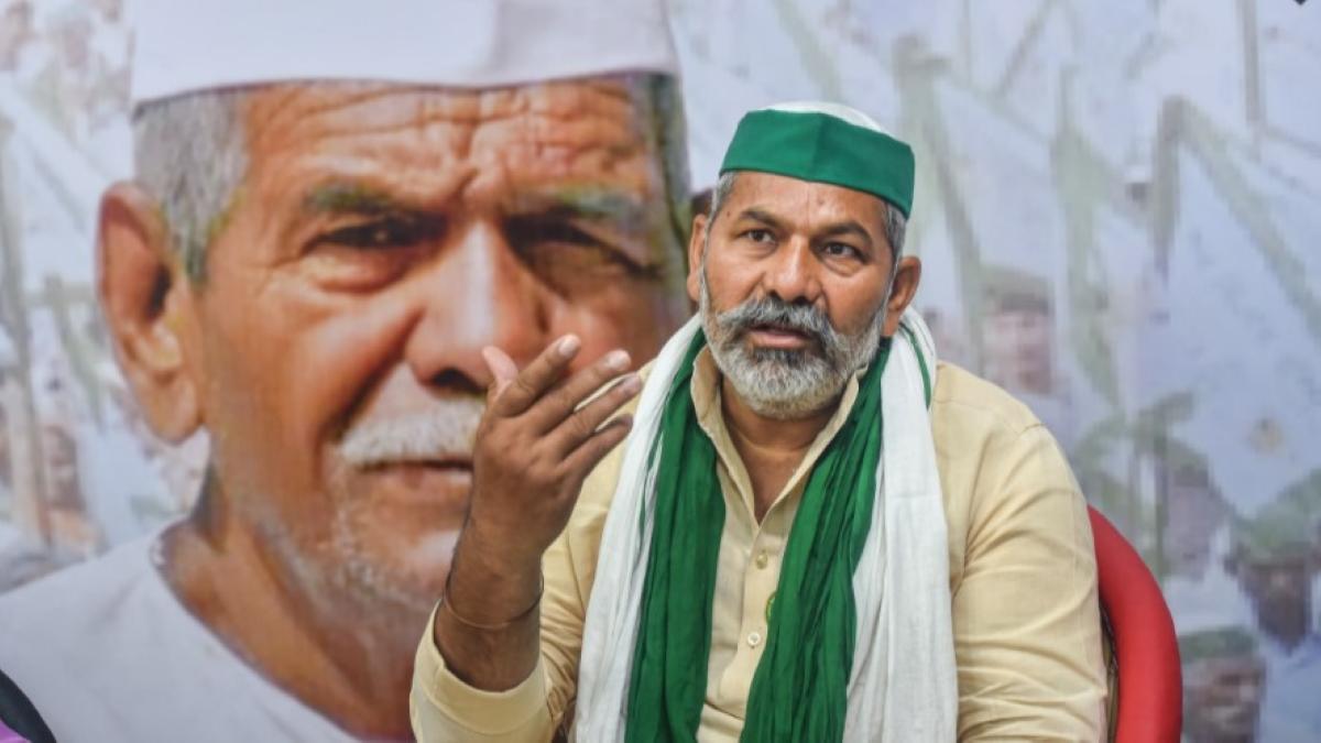 Farmers' leader Rakesh Tikait