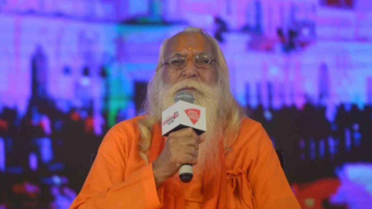 Mahant Satyendra Das in panchayat aaj tak 2021