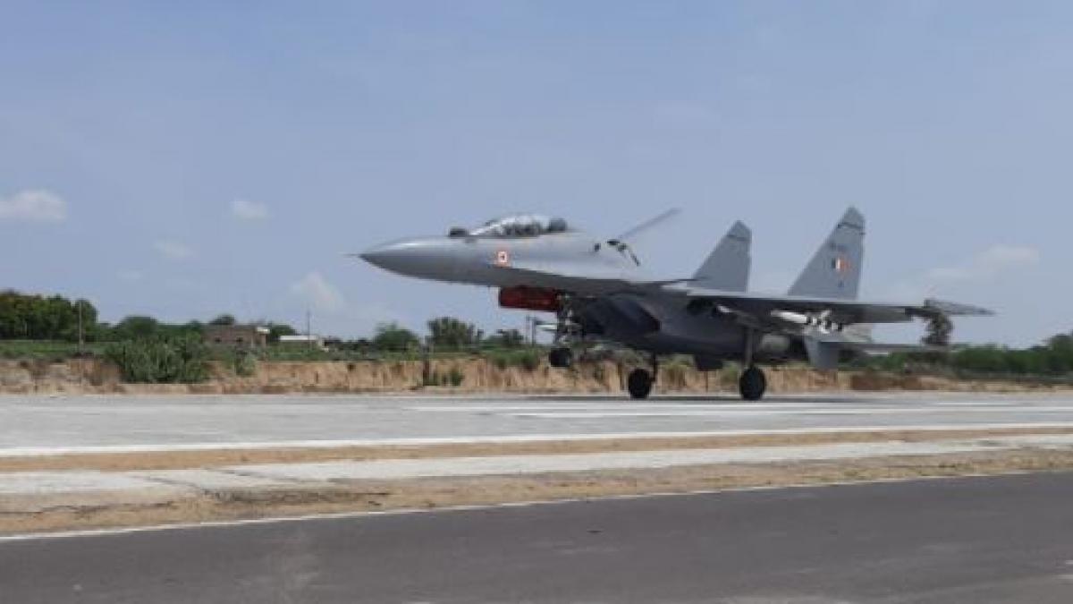 Air Force planes roared in Barmer