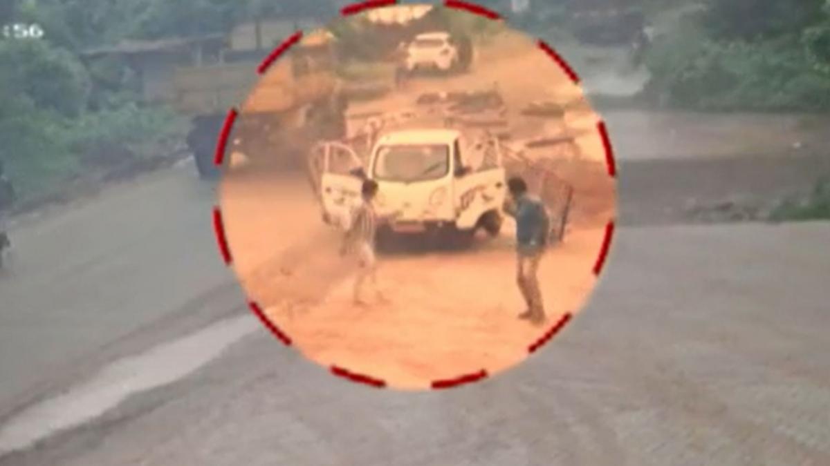 cylinders blast caught on camera