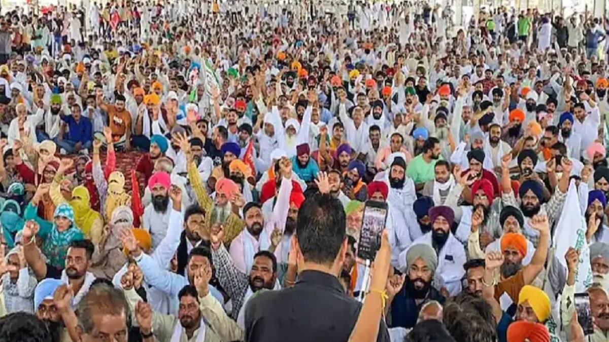 Kisan Mahapanchayat Farmers protest in Karnal 