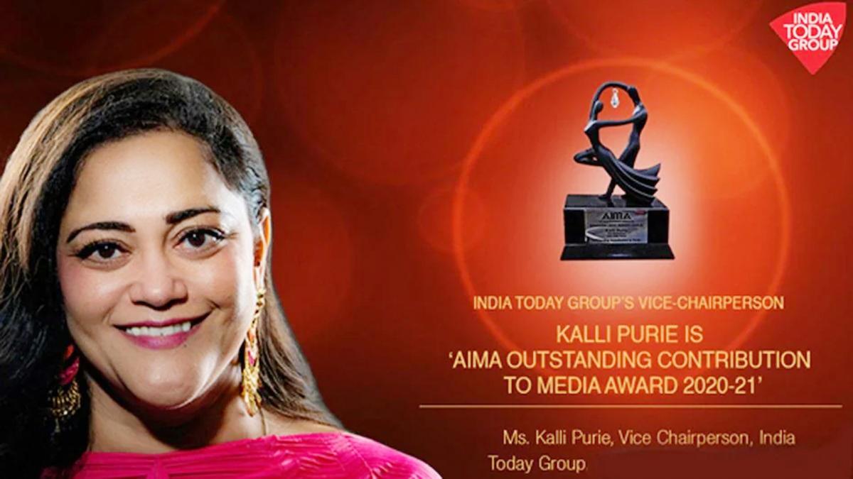 India Today Group Vice Chairperson Kalli Purie