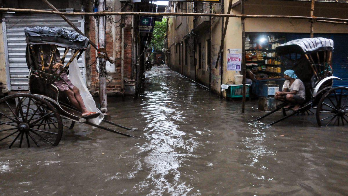Water logging in Kolkata 