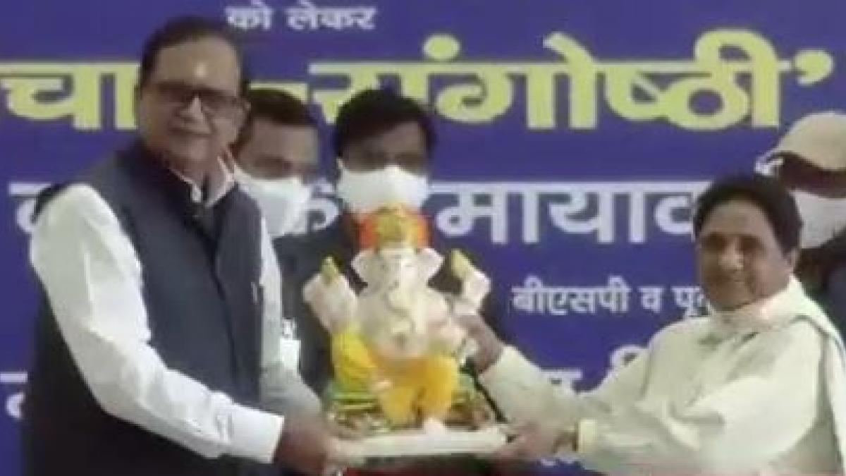 Mayawati in BSP's Prabuddh Sammelan