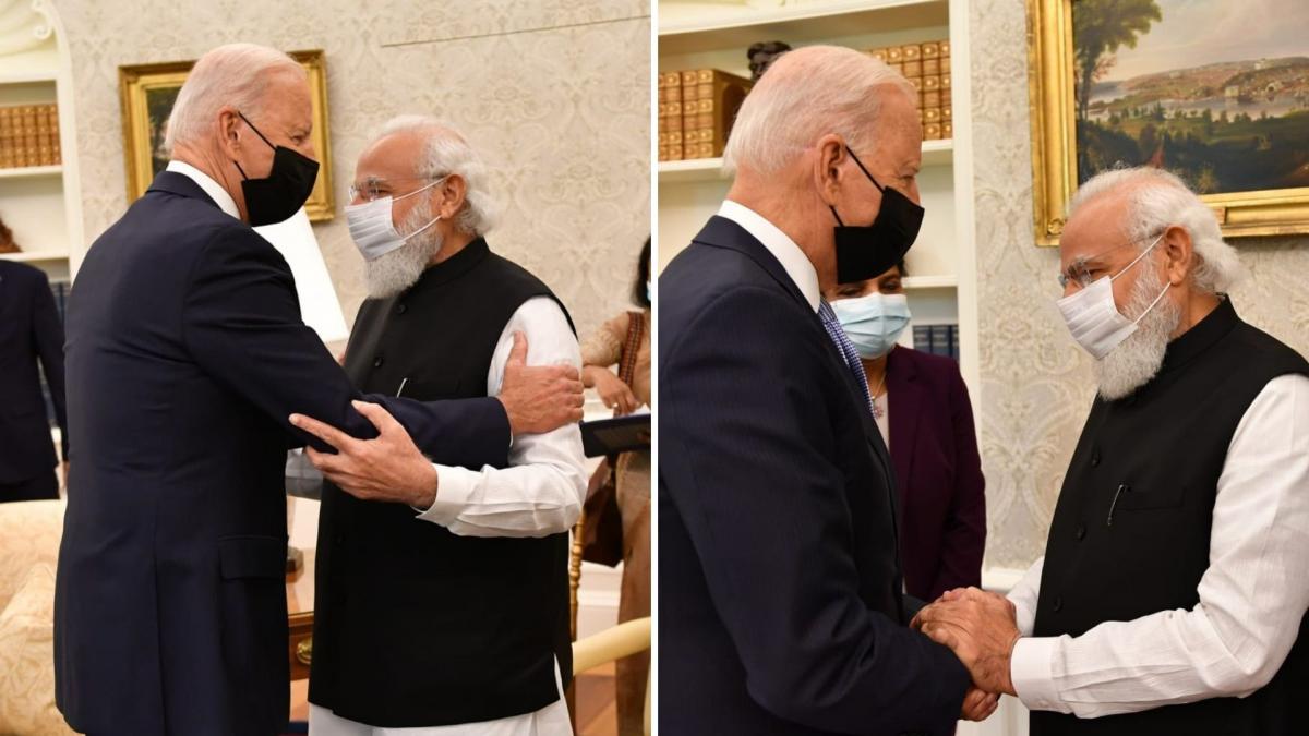 PM Narendra Modi and Joe Biden (Credit-twitter.com/MEAIndia)