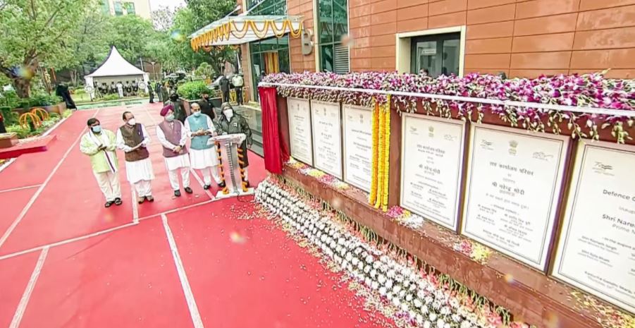 PM Modi inaugurates Defence Offices Complexes