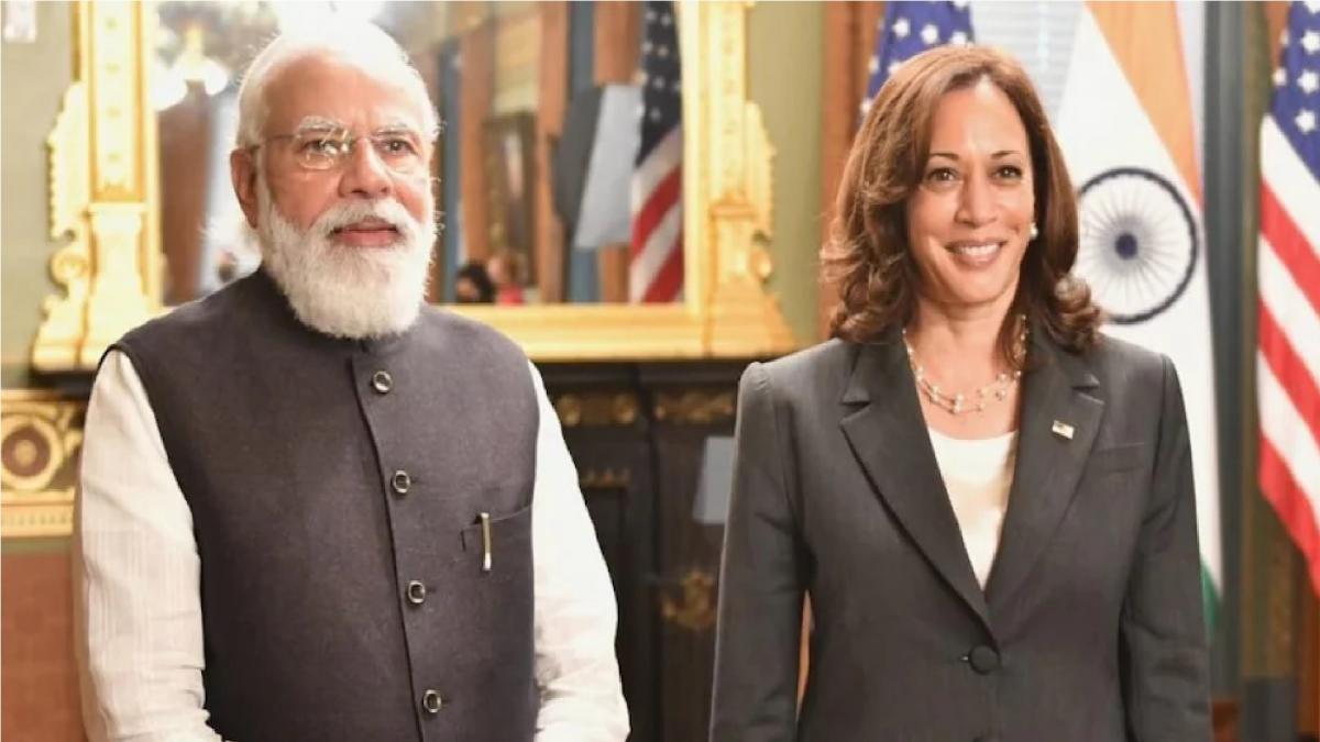 Kamala Harris-PM Narendra Modi