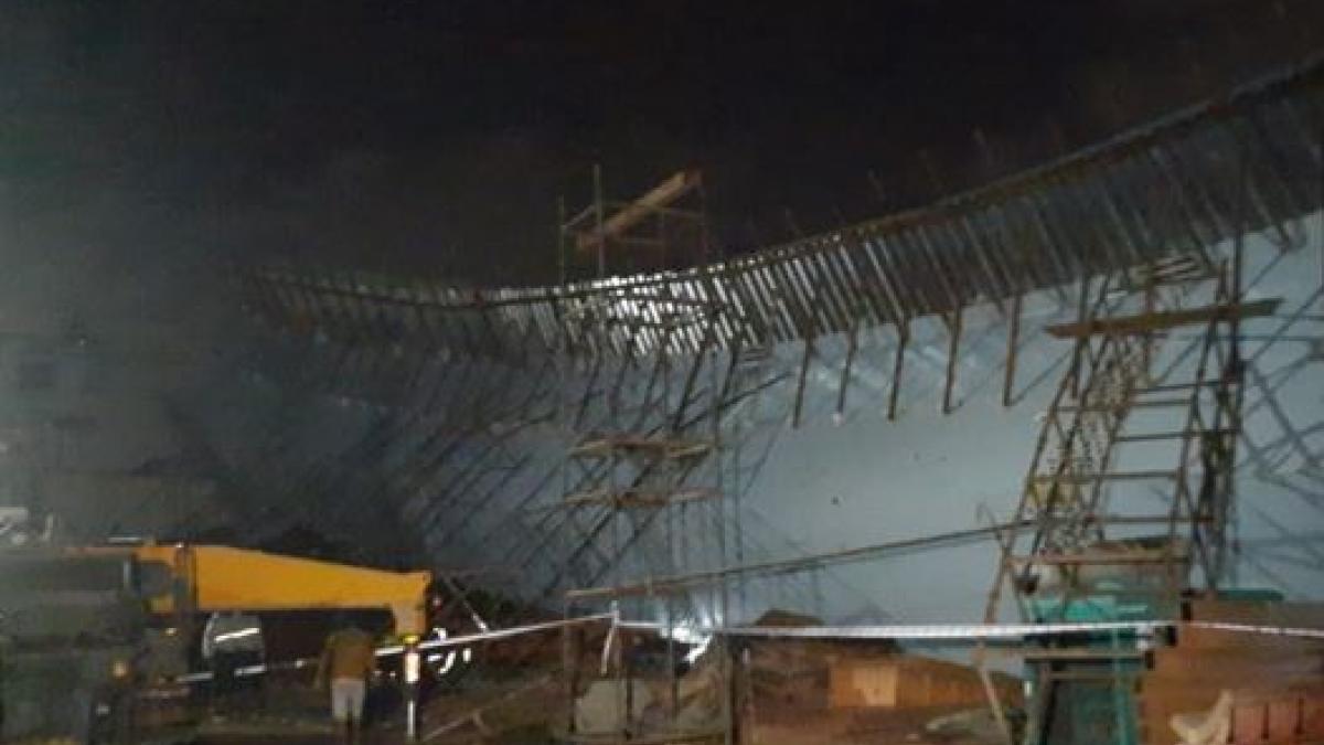 under-construction flyover collapses in Mumbai