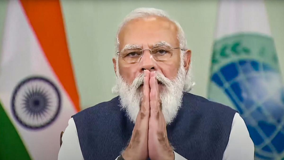 PM Narendra Modi addresses sco summit 2021 (File-PTI)