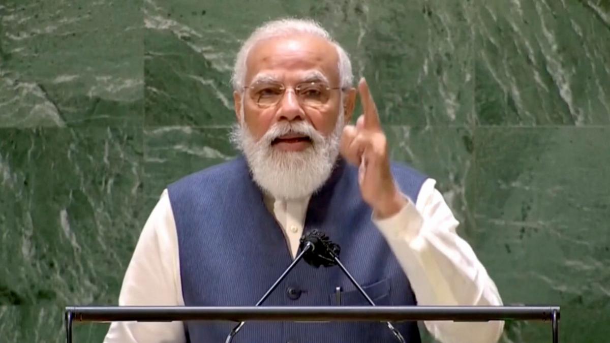 PM Narendra Modi at UNGA (Credit-PTI)