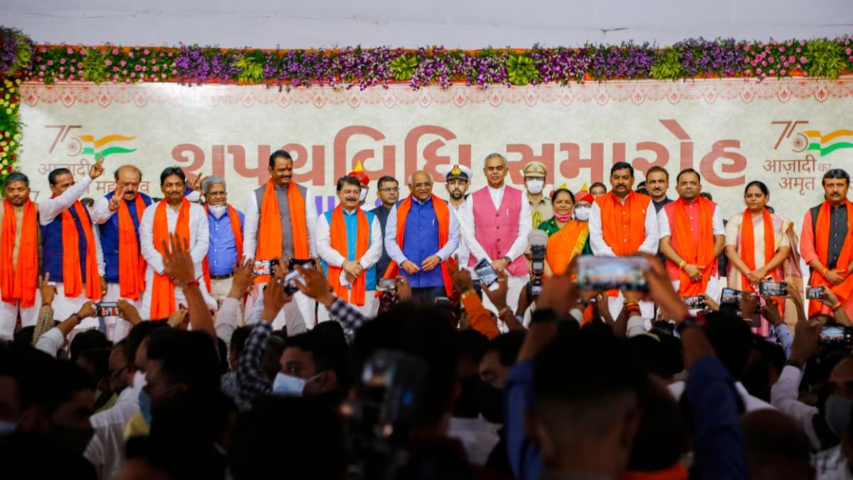 Nitin Patel cabinet (File-PTI)