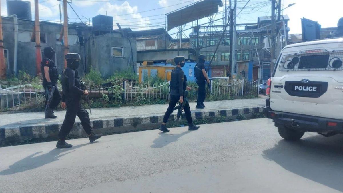 terrorist attack on police party