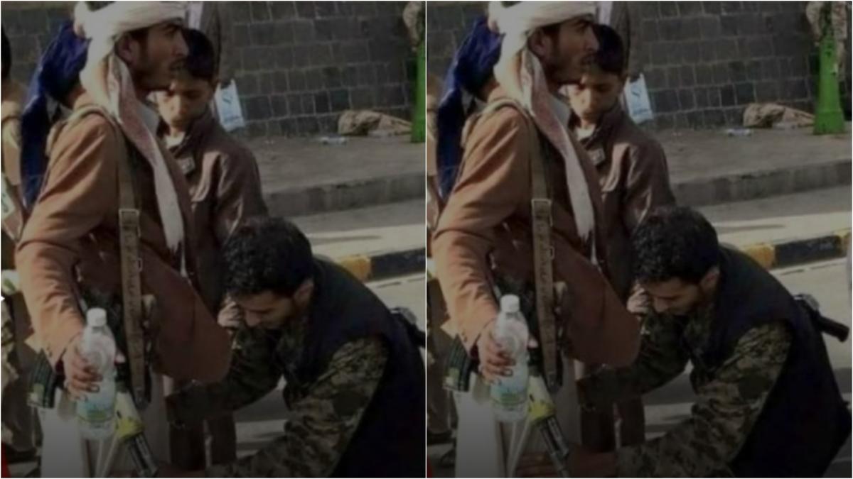 Old pic of Yemen shared as security check in Afghanistan