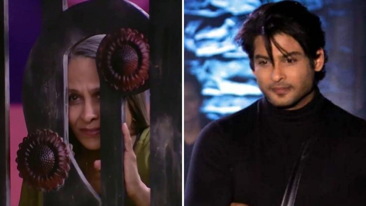 Sidharth Shukla and his mother 