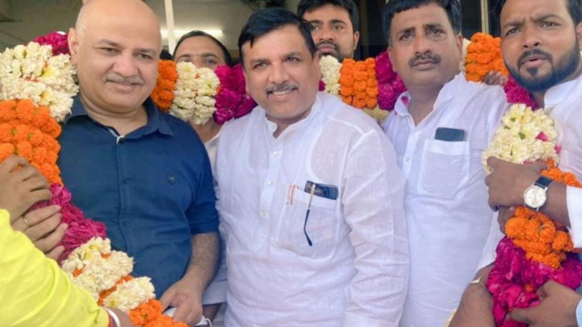 Manish Sisodia and Sanjay Singh