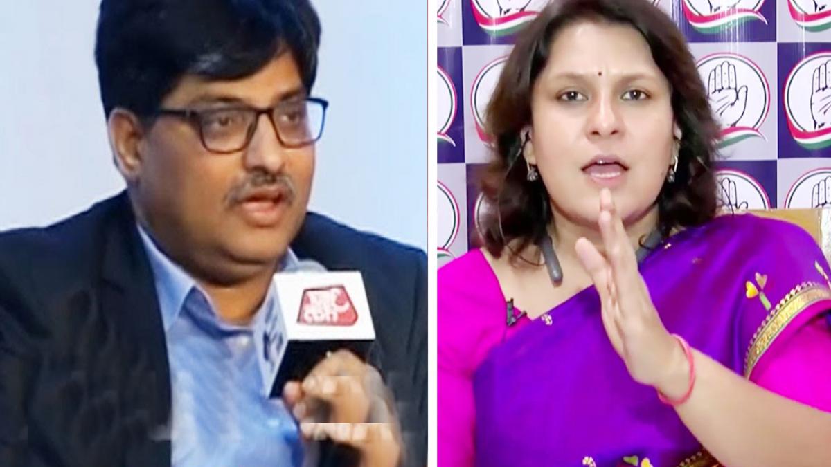 Supriya Shrinate and Sangeet Ragi