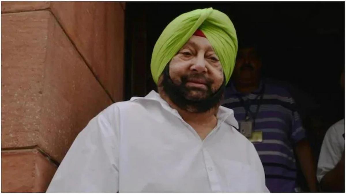 Former Punjab chief minister Captain Amarinder Singh