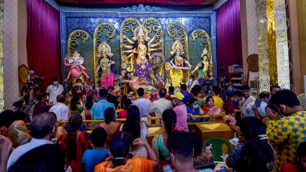 Durga Puja festival (Credit-PTI)