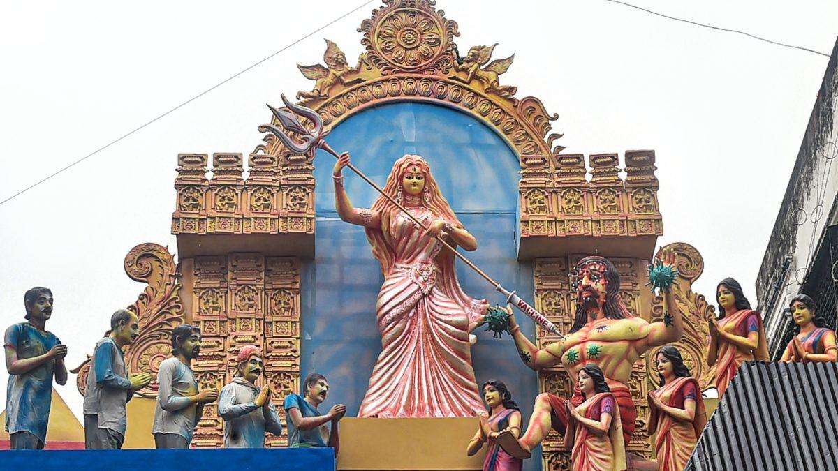 durga puja pandal