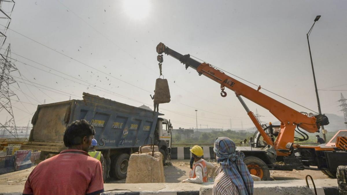 Ghazipur border (Credit-PTI)