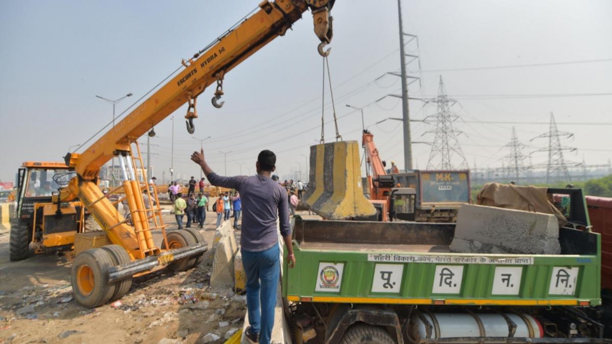 Ghazipur border (Credit-PTI)