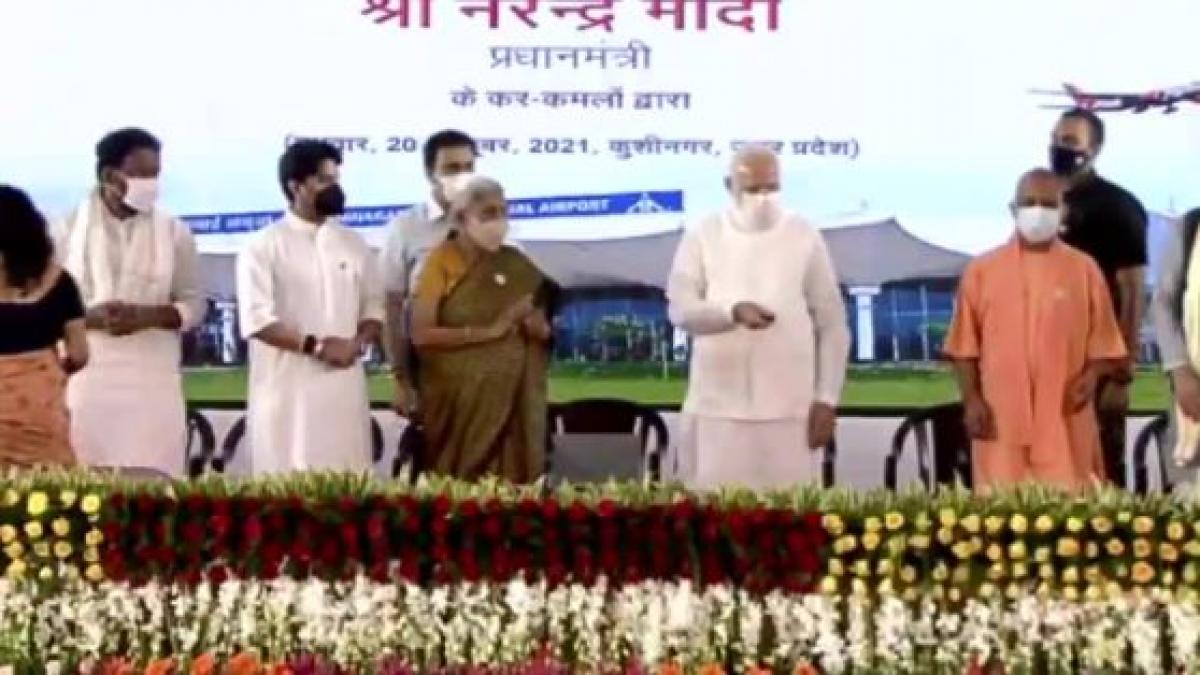 PM Modi inaugurates Kushinagar International Airport 