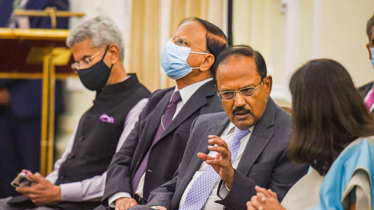 NSA Ajit Doval with other offcials