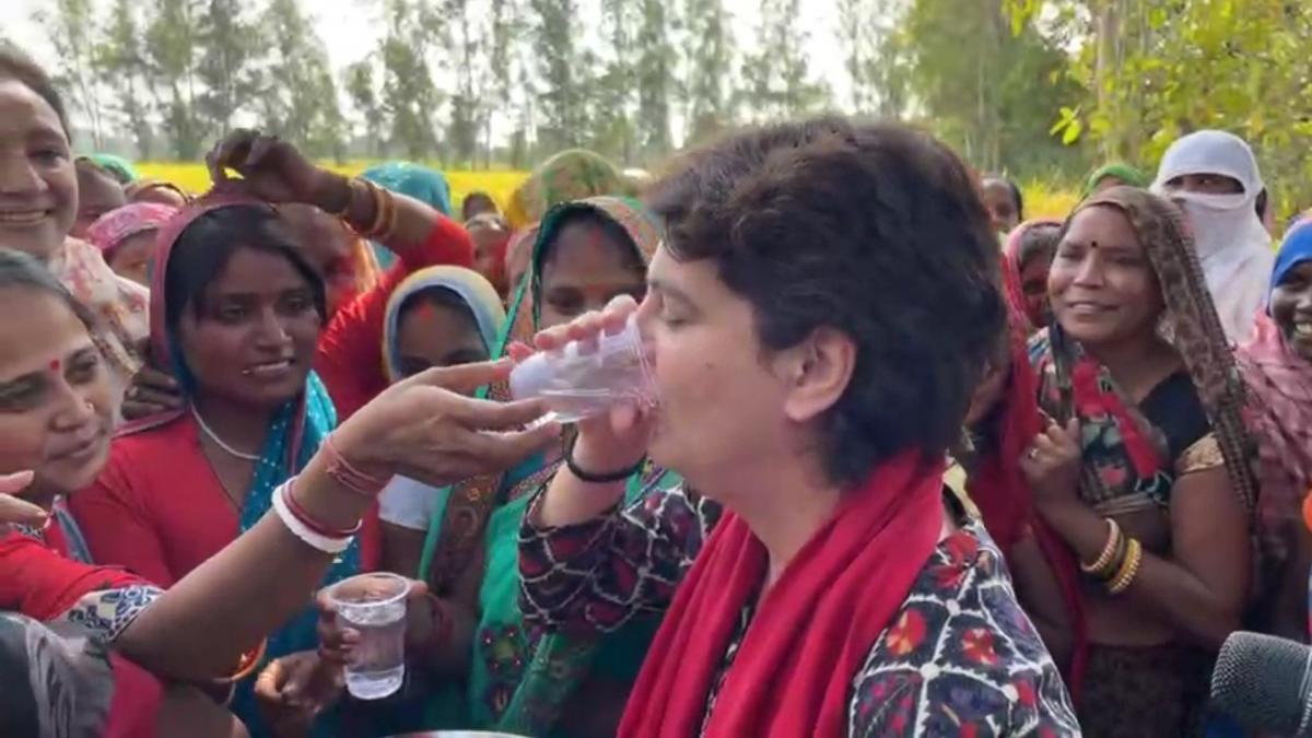 Priyanka Gandhi Vadra (Credit- twitter.com/BupendaMeitei)