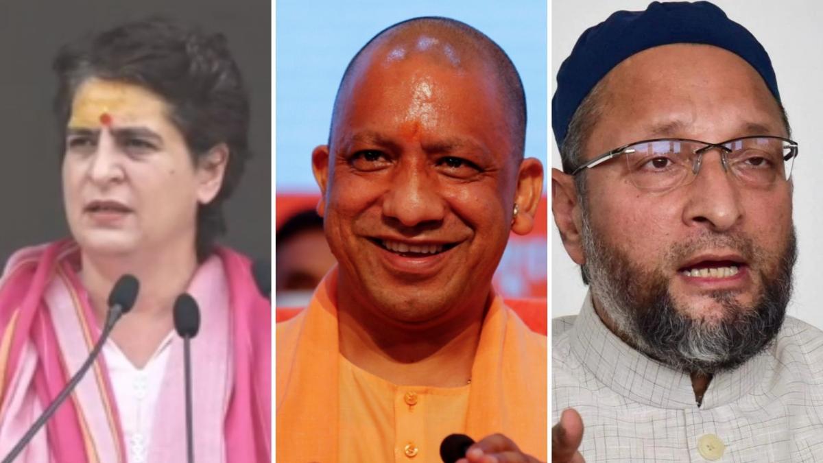 Priyanka Gandhi/ Yogi Adityanath/ Asaduddin Owaisi