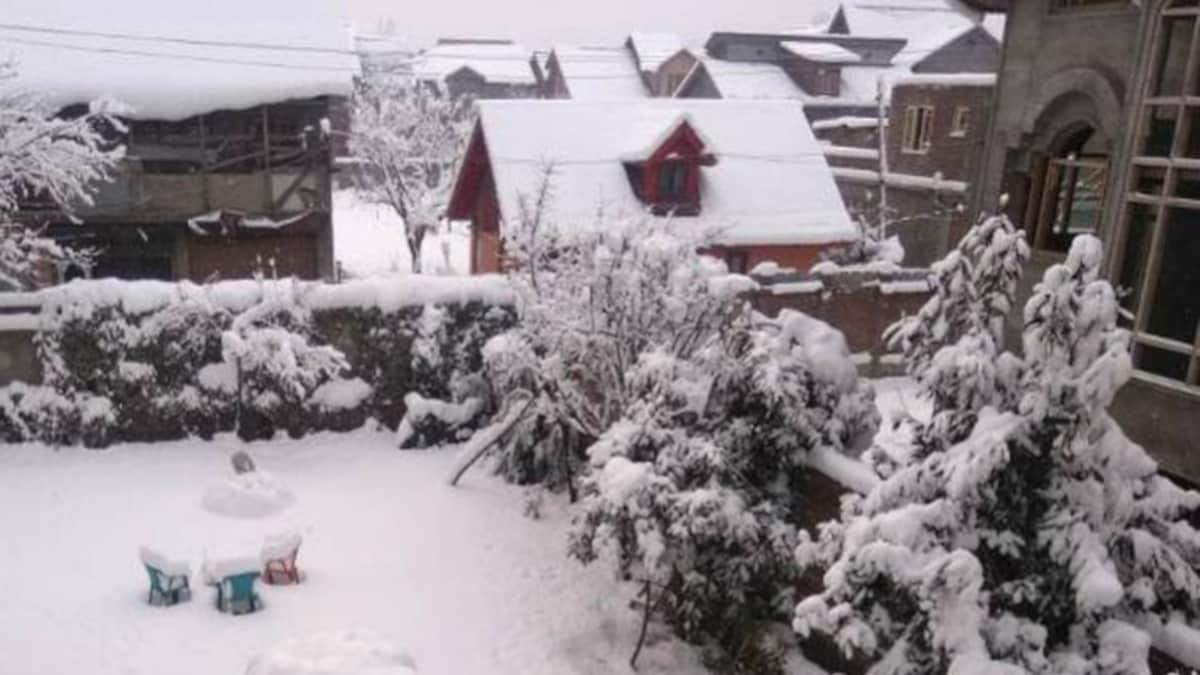Heavy snowfall in Jammu-Kashmir 